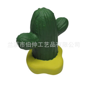 Jouet anti-stress en mousse PU en forme de cactus vert, modèle caméléon, pour jeunes de 15 à 35 ans, livraison directe d'usine - Product Image 4