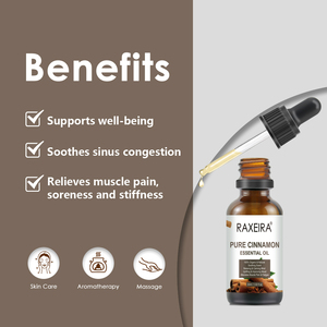 <span class=keywords><strong>Olio</strong></span> <span class=keywords><strong>Essenziale</strong></span> di <span class=keywords><strong>Cannella</strong></span> 100% Puro e Naturale 30ml per Massaggi, Cura del Corpo, Anti-Invecchiamento e Idratazione - Product Image 6