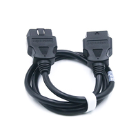 Cavo di prolunga per autoveicoli da 90CM cavo OBD maschio a femmina spina ELM327 connettore cavo OBD 2 interfaccia diagnostica a 16 Pin