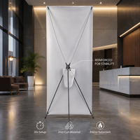 Soporte Ajustable Tipo X para Ferias al Aire Libre, Base de Trípode Resistente al Viento