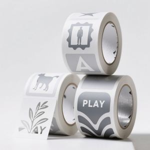 Customized Private Self-Adhesive Glossy Bottle <b>Labels</b> and Promotional Stickers CMYK Printed <b>Waterproof</b> - Product Image 3