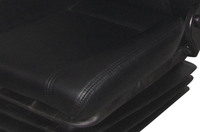 Siège conducteur TOPWELL ISRI1000 de style luxueux, non-suspendu, imperméable, pour camions légers et minibus, en tissu - Vente en gros
