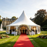 Tente Pagode de Luxe Robuste pour Mariages en Plein Air, Chapiteau de Mariage Imperméable pour Événements