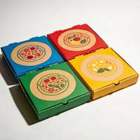 Fabricant, vente en gros, boîte à pizza personnalisée, emballage pour la restauration rapide, boîtes à pizza écologiques en papier avec logo