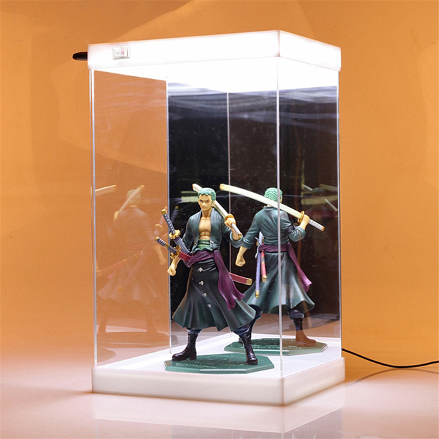 Custom Acrylic LED Lighting Action Figure Display Cases Acrylic Display Case for Action Toys