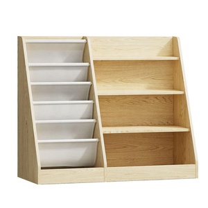 Montessori Toddler bé phòng kệ sách Kệ Sách đồ chơi tổ chức trẻ em bằng gỗ trẻ em kệ sách, kệ sách cho trẻ em - Product Image 6