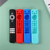 Cubierta de control remoto de silicona anticaída TCL RC902VFMR1, color luminoso con diseño engrosado ahuecado, aprendizaje de código fijo