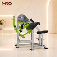 Machine à extensions dorsales à charge libre en acier pour usage commercial, dotée de dispositifs de sécurité, pour l'entraînement de la force lombaire et du bas du dos, destinée aux salles de sport et clubs de fitness