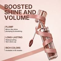 Gloss à lèvres végétalien et sans cruauté animale, 65 couleurs, longue tenue, teinte à lèvres, logo personnalisé, hydratant, effet bombé, marque privée