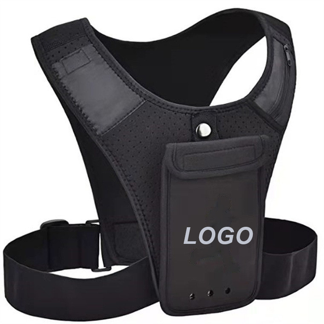Running Phone Holder Sport Vest Mobile Phone Correction with Exercise Running with Multi-function Mobile Phone Back Bag
