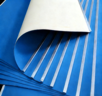 PrintShield Modelo 007, Tapón de Goma Natural Resistente, Color Azul, Máquinas de Impresión Offset, Servicios de Corte Personalizados Disponibles