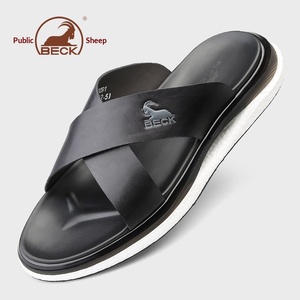 รองเท้าแตะผู้ชาย Gongyang แฟชั่นกลางแจ้ง พื้นยาง ระบายอากาศได้ดี กันลื่น สวมใส่สบาย จัดส่งแบบดรอปชิปปิ้ง - Product Image 4