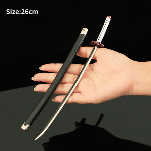 <span class=keywords><strong>Mini</strong></span> épées de tueur de démons <span class=keywords><strong>Katana</strong></span> de 26cm, jouet sabre japonais Anime Roronoa, petits cadeaux pour enfants - Product Image 3