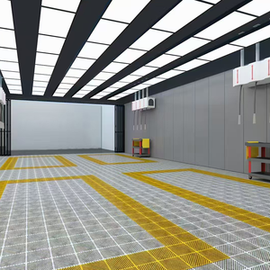 Plafonnier étanche à la poussière à haute luminosité 9-Grid LED Garage Light pour atelier de réparation automobile 4S Center Car Service <span class=keywords><strong>Station</strong></span> - Product Image 3