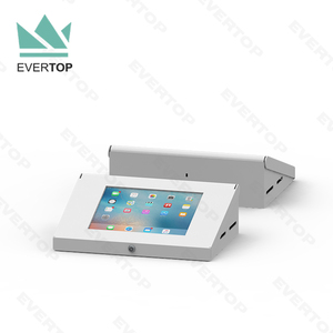 LST16 Support de table antivol Table de pente pour iPad Support <span class=keywords><strong>POS</strong></span> 7.9-8.4/9.7-11/12 "Compteur de support de sécurité pour tablette Android personnalisé - Product Image 5