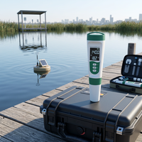 Vente flash : Testeur portable 5-en-1 pour l'aquaculture (pH/TDS/EC/Salinité/Température) – Stylo testeur de qualité de l'eau pour aquarium avec température automatique