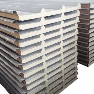 Toit en polyuréthane Protection de l'environnement Isolation des panneaux sandwich de toit en métal Panneau de toit isolé - Product Image 4