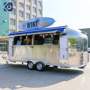 Remorque équipée de nourriture de courant d'air de camion de nourriture avec le chariot mobile de taco de café de kiosque de crème glacée de pleine cuisine - Product Image 4