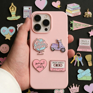 Autocollant métallique personnalisé OEM, badge émaillé pour coque de téléphone portable, marché saoudien et émirati, adhésif 3M, vente en gros de décalcomanies pour téléphones - Product Image 6
