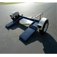 Semi-Remorque Petite Plateforme Aluminium Porte-Voiture Porte-Engin Remorque 3.5T Prix Transport Cargo Utilitaire