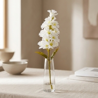 Tiges de fleurs artificielles en soie de jacinthe de raisin, brindilles florales réalistes pour la décoration de mariage, de la maison et la photographie