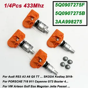 Modelo 5Q0907275F 5Q0907275B TPMS <span class=keywords><strong>Sensor</strong></span> de presión de neumáticos para Audi RS3 SKODA Kodiaq Porsche 718 VW Arteon Golf Eos Magotan Jetta - Product Image 3