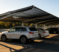 Filet d'ombrage robuste en HDPE noir, taux d'ombrage de 95 %, anti-UV, pour parking, couverture solaire extérieure