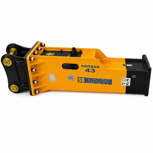 Marteau hydraulique SB43 pour engins de 6 à 9 tonnes, avec moteur, ciseaux, boîte de vitesses, pompe, garantie 1 an, pour l'exploitation minière et la construction, original - Product Image 1