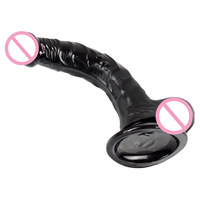 Vente en gros d'usine, prix le plus bas, dildo souple géant, jouets sexuels pour point G, dildo réaliste coloré de 7, 8, 9 pouces pour femmes