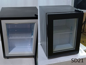 <span class=keywords><strong>Mini</strong></span>-réfrigérateur à boissons 21L avec ventilateur de refroidissement |   Réfrigérateur à porte vitrée Red Bull pour boissons et bar - Product Image 4