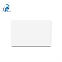Carte PVC blanche vierge UHF, imprimable, longue portée de lecture, carte intelligente RFID