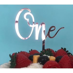 ท็อปเปอร์เค้กอะคริลิค รูปน้ำผึ้งและน้ำหวาน สำหรับตกแต่งเค้กวันเกิดเด็กแรกเกิด ฉลองครบรอบหนึ่งปี - Product Image 2
