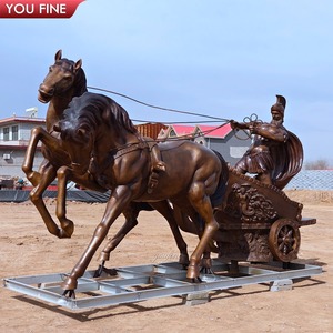Outdoor Lebensgröße Apollo Chariot Pferd Bronze Skulptur Statue - Product Image 6