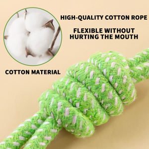 Jouet à mâcher pour chien très vendu, résistant aux morsures, grand nœud pour la dentition, soulage l'ennui, utilisation quotidienne, matériau en polyester - Product Image 4