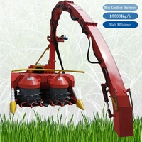 Moissonneuse-batteuse à double rangée pour ensilage de fourrage, machine à ensilage de tiges de maïs, machine à ensilage de fourrage, machine à récolter la paille, prix