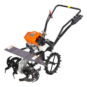 Mini cultivadora de gasolina de 4 tiempos Simple Start para el cultivo del suelo y el mantenimiento del césped sin esfuerzo en jardines compactos y huertos. - Product Image 1