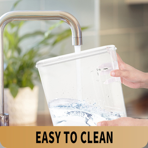 BPA free nhựa ngũ cốc container lưu trữ Set (4L) 4 cái kín thực phẩm lưu trữ container cho nhà bếp & Phòng đựng thức ăn tổ chức - Product Image 6