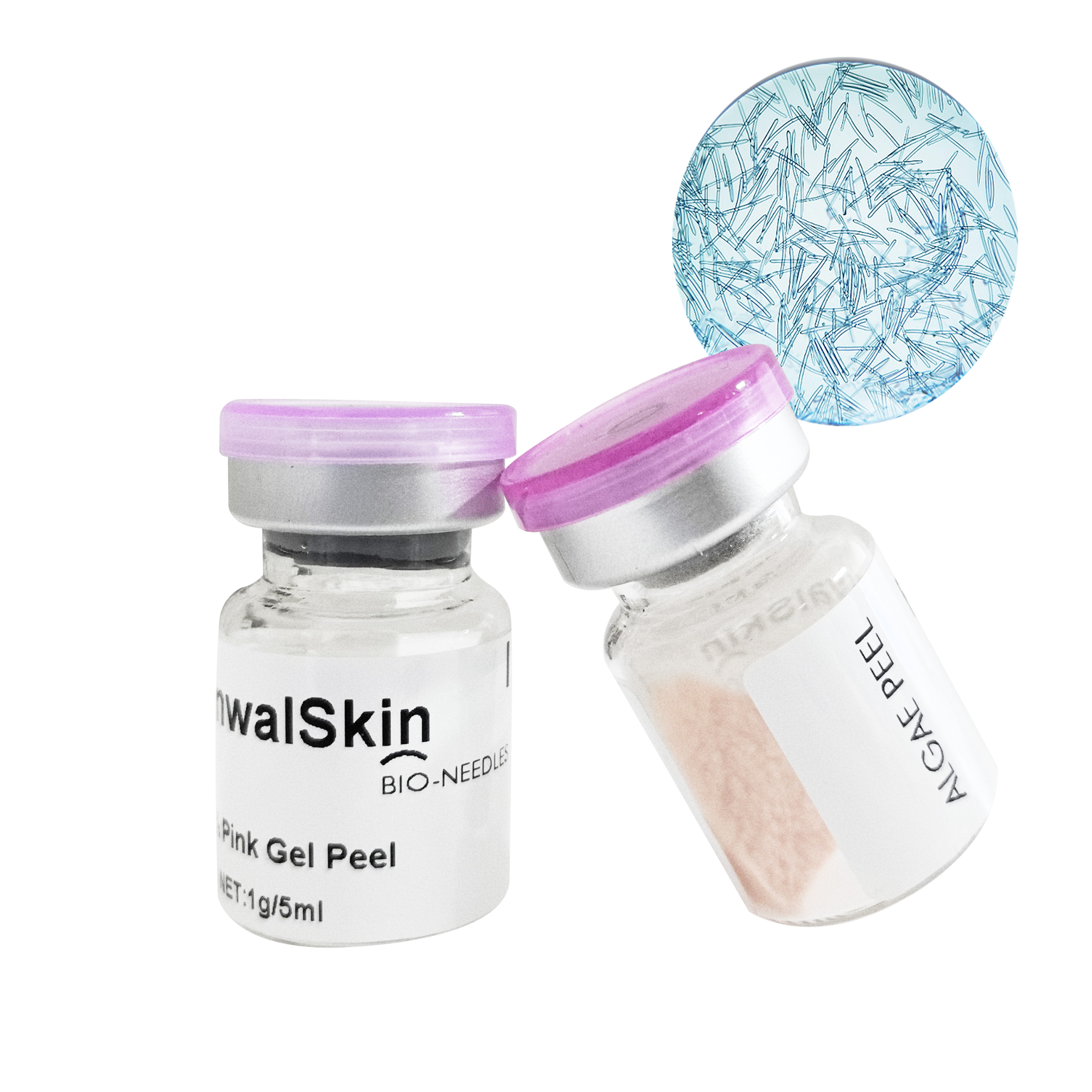 50% розовый гель для кожуры Spongilla spacies Bio Needlinng пилинг De Algas Marina порошок из морских водорослей для гиперпигментации акне