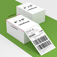 Étiquettes thermiques directes 4x6 autocollantes pour expédition, compatibles avec les imprimantes, 500 étiquettes par sachet