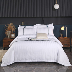 Hotel Polyester Bedding <strong>Set</strong> <strong>Reactive</strong> <strong>Print</strong> Pillowcase Quilt Cover Cotton <strong>Bedsheet</strong> <strong>Sets</strong> Queen King Size Custom - Product Image 4