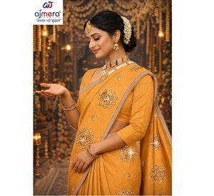 Saris Suti élégants pour femmes – Luxe, confort, design intemporel et classique, protection solaire, séchage rapide, pour fêtes, occasions décontractées et Diwali - Product Image 1
