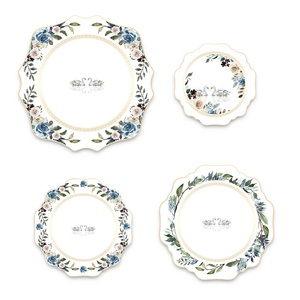 Chất Lượng Cao Hướng Dương Tấm Dinner Gốm Hoa Bộ Đồ Ăn Đặt Sứ Charger Tấm - Product Image 6