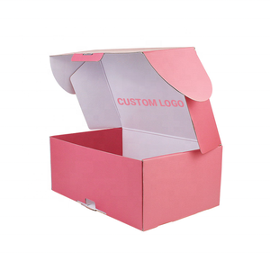 High Quality Corrugated Paper Custom Shipping Carton Mail Printing Airplane Package Box Chocolate Mailer Packaging Pink Gift Box