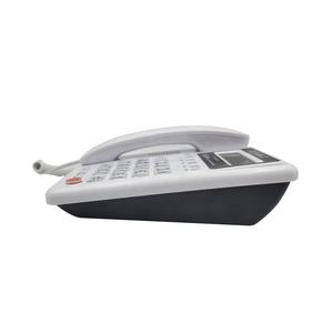 Teléfono de identificación de llamadas de oficina fijo a precio competitivo con altavoz bidireccional y botón transparente, telefonía de línea <span class=keywords><strong>fija</strong></span> - Product Image 5