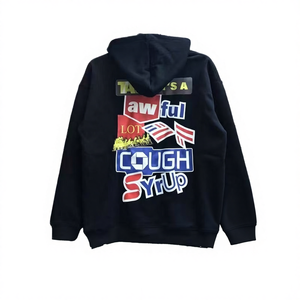 Sudaderas con Capucha de Invierno y Otoño 100% Algodón, Corte Holgado, Felpa, Estampado Digital, Antiencogimiento, Estampado Gráfico, Alta Calidad para Hombre - Product Image 4