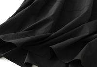 2025 japonais minimaliste a-ligne jupe personnalisé pur coton parapluie coupe ODM en vrac en gros pour EU/US Boutique coton sergé jupe