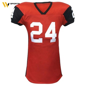 Conçu sur mesure uniforme de football américain maillot unisexe décontracté sport chemises respirant polyester matériel Sublimation imprimé - Product Image 2