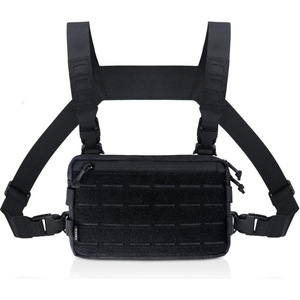 Bolso Táctico de Pecho para Hombre, con Cierre de Cremallera, Impermeable, de Nailon, con Diseño Recon y Correa Frontal, Personalizable con Logotipo - Product Image 3