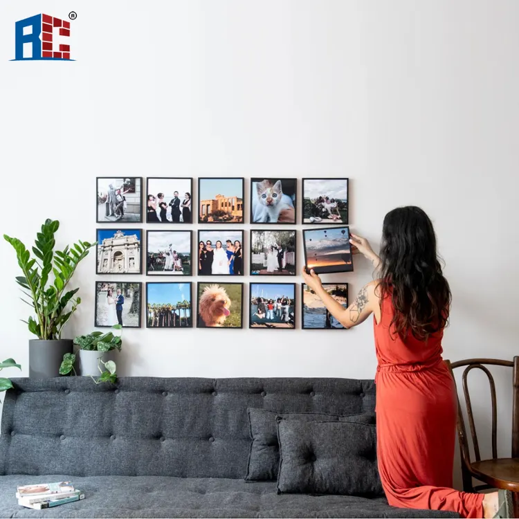 Gepersonaliseerde Foto Afdrukken Voeg Uw Eigen Foto Valentijnsdag Verjaardagscadeau Idee Familie Bruiloft Foto Tegel Cadeaus Wall Art