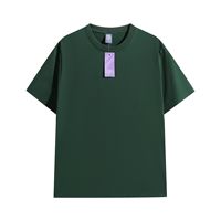 T-shirt Solona en coton peigné uni, respirant, anti-rides, évacuant l'humidité, coupe ample, manches courtes, style japonais pour homme